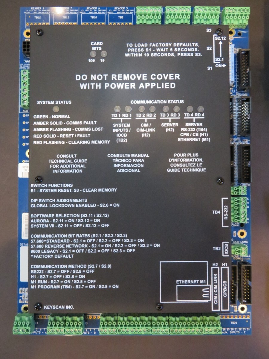 Keyscan CA4500B 4-Door Access Control Panel PC1097 w/ Netcom2P CIM PC1111  OCB8 | eBay