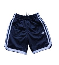 Adidas Boy's Small 7/8 Black Drawstring Shorts