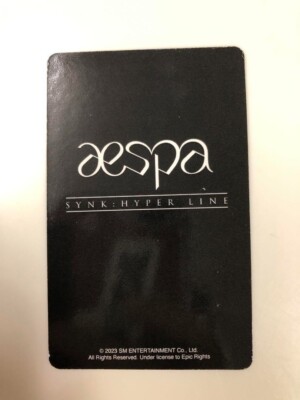 aespa Karina Synk Hyper line Tour LA Limited Trading