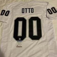 JIM OTTO SIGNED AUTOGRAPHED White JERSEY HOF 1980 Inscription PSA/COA 🔥🔥🔥