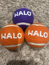 Halo Fetch Tennis Medley 3-Count Medium Dog Balls Variety Dog Toys
