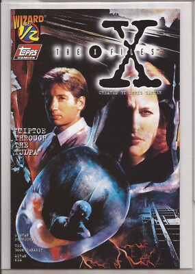 X-FILES #1/2 - WIZARD MAIL AWAY VARIANT WITH WIZARD COA