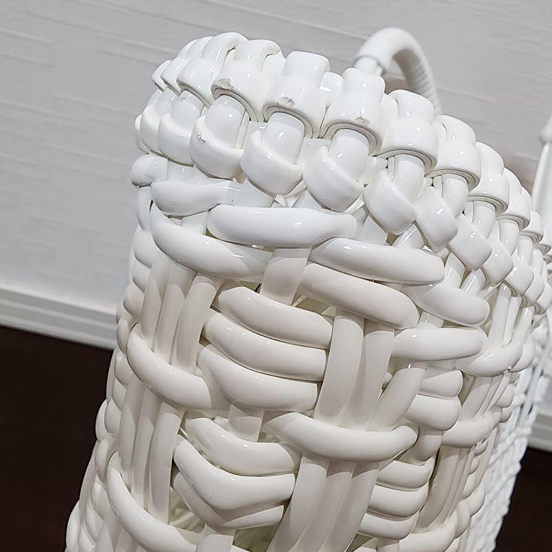 Balenciaga Basket Bag Tote Bag Bistro 2021 Model White Authentic Made in Italy thumbnail 5