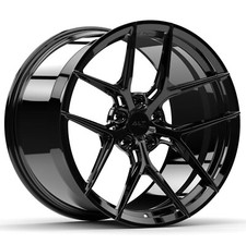 19 20 Alt5 Forged Gloss Black Wheels For C6 C7 Corvette Z06 Grandsport Concave