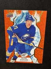 21-22 UD ICE Hockey Orange Parallel 49 Victor Olofsson