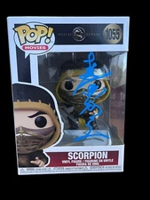 HIROYUKI SANADA SIGEND FUNKO POP SCORPION MORTAL COMBAT AUTO BECKETT BAS COA