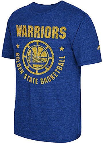 Golden State Warriors Mens Tri Blend Shooter Short Sleeve T Shirt - Picture 1 of 1