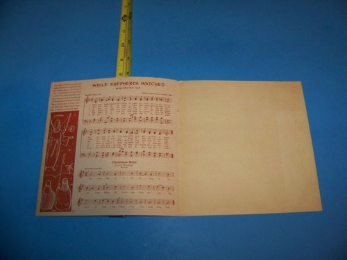 Haverstock's LaPorte, Indiana "Cherished Christmas Carols" Vintage 1955 - Picture 3 of 4