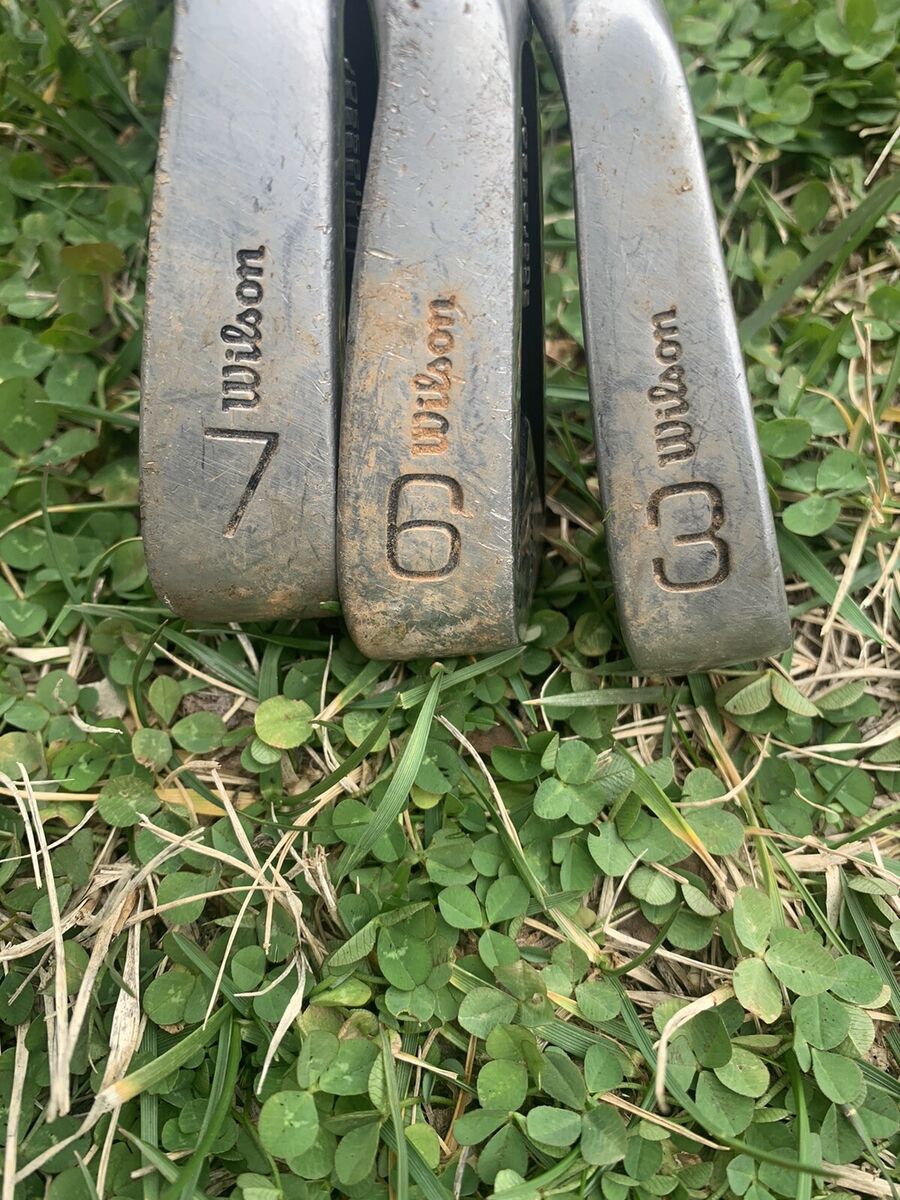 Vintage Set of 8 x Wilson Aggressor Irons 3-PW Regular Steel Shaft Vintage Set of 8 x Wilson Aggressor Irons 3-PW Regular Steel Shaft
