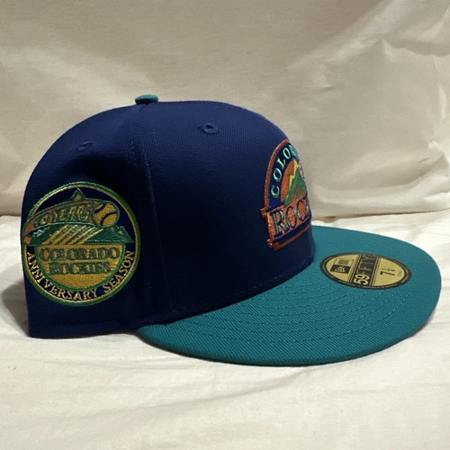 Colorado Rockies New Era X Hat Club Exclusive Fitted Hat Cap ( 7 1/4 )