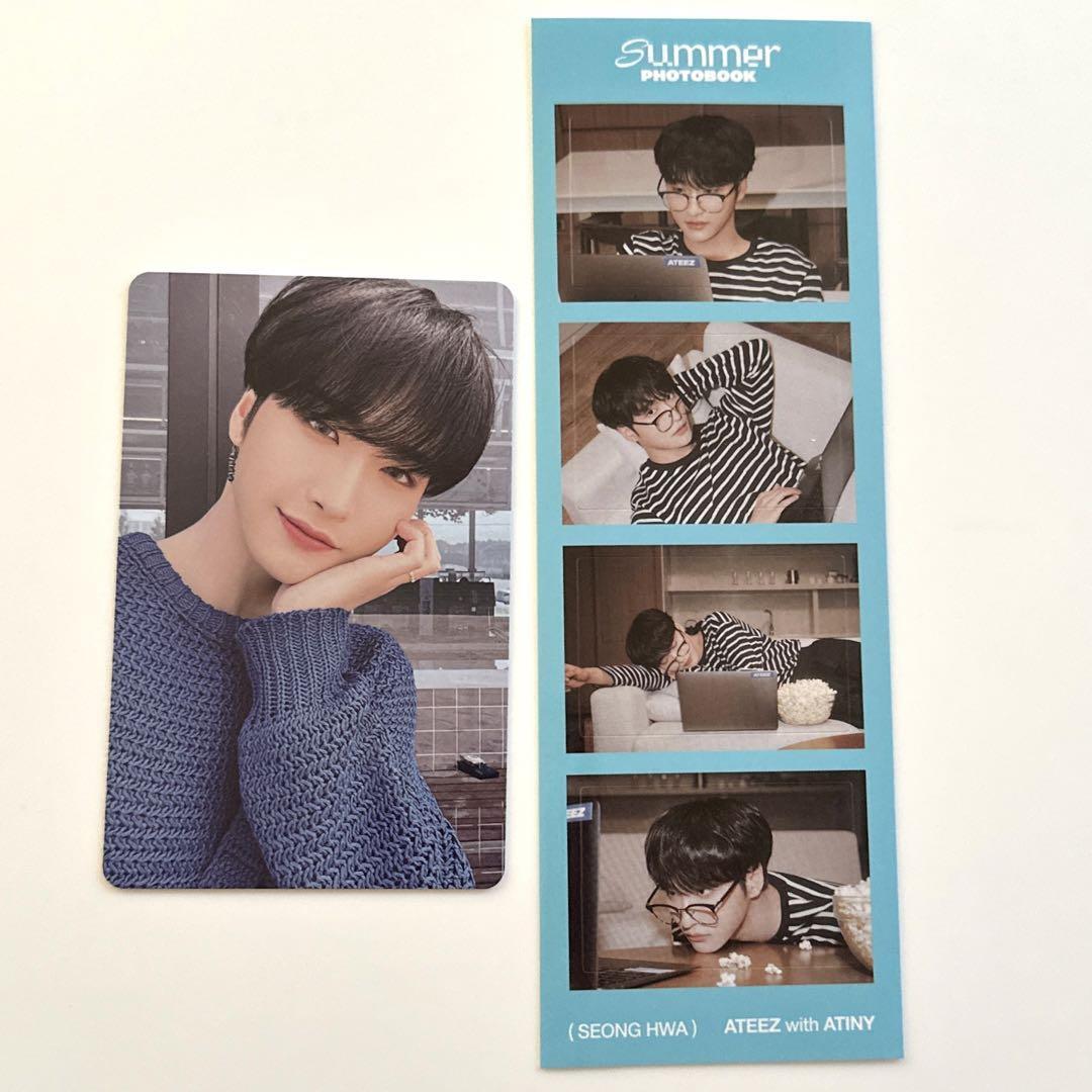 ATEEZ 2023 SUMMER PHOTO BOOK Photo card + sticker set | eBay