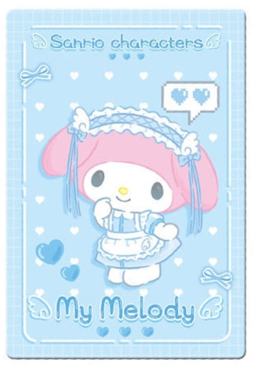 【新品未開封】フルコンプ8種+銀テ♡ayu × My Melody カプセルトイ SANRIO CHARACTERS Trading Card W#8 No.06 My Melody BANDAI
