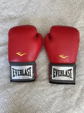 Everlast Elite Pro Style Training Boxing Gloves Ever Fresh - RED - 12 oz