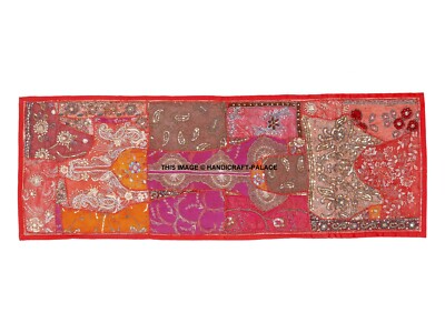 40 GIFT FOR HER EMBROIDERY SARI SEQUIN HOME DÉCOR ART WALL