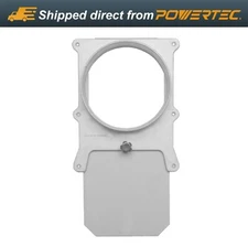 POWERTEC 6 Inch Aluminum Blast Gate for Dust Collector Vacuum Fittings (70227)