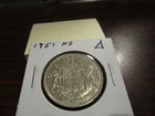 Photo of a 1951 Canada 50 Cents from an eBay listing that sold on Jun 8, 2026