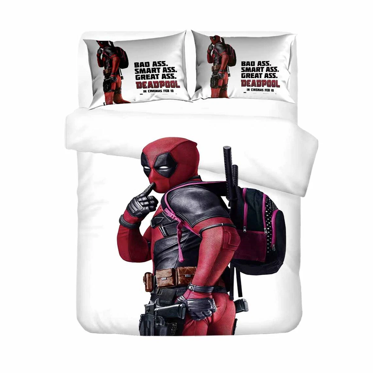 DeadPool Bedding Set, Bedroom Decoration