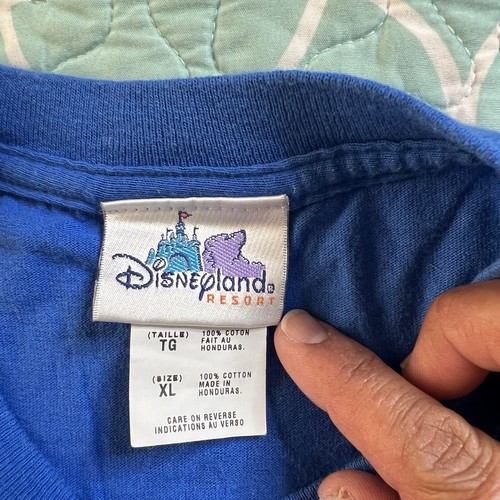 Vintage 90’s Walt Disney World Mickey Mouse Cartoon Shirt XL Blau - Bild 7 von 9