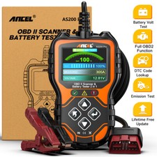 12V 24V Car Battery Tester OBD2 Code Reader Scanner Check Engine Diagnostic Tool