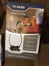 TV Ears Original 5.0 Wireless Headset & Transmitter Kit, TV Hearing Aid Device