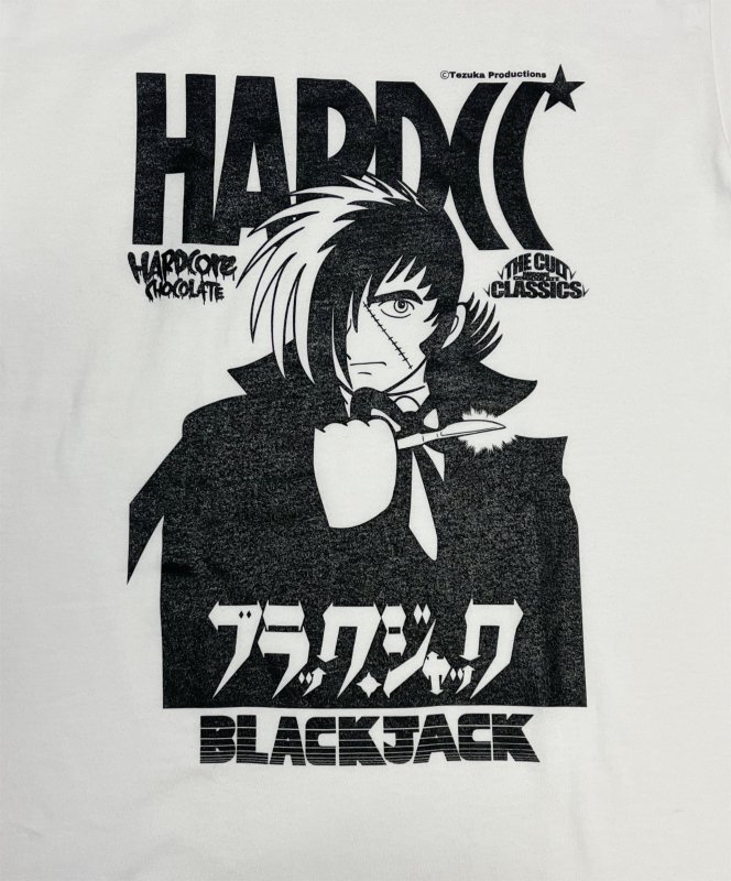 Black Jack T-shirt White Hardcore Chocolate Tezuka Osamu Japan New