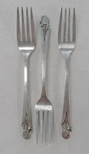 Antique 1945 Frank W Smith Co Sterling Silver Woodlily Flatware Lot of (3) Forks