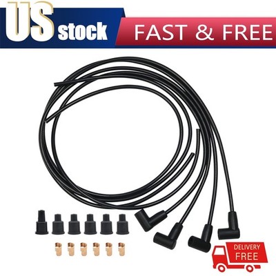 Fits Ford 2N 9N 8N Tractor Front Mount Copper Core Spark Plug Wire Set 9N12259B