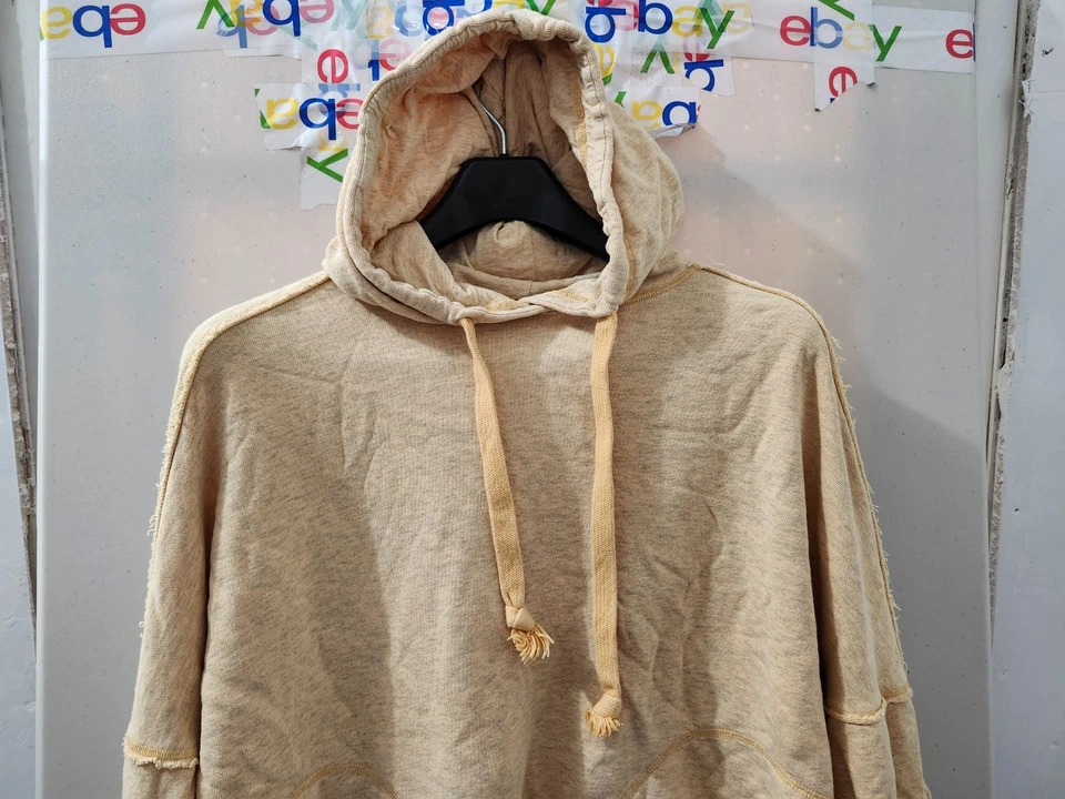 Sudadera Free People Movement para mujer S entrecruzada con capucha pulóver de gran tamaño Foto 3 de 4