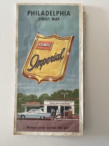 Mappa stradale Philadelphia 1965 - Foto 1 di 9