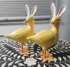 EASTER DUKS FIGURINE (SET OF 2) CUTE & UNIQUE...