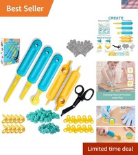 Cardboard Tools for Kids with Cutter Tool Box, 149 PCS Cardboard Constructio...