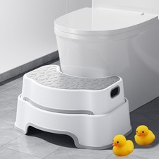 Squatting Potty for Adults, 16.7" Toilet Stool Squat Adult, Bathroom Stool He...