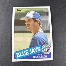 1985 Topps Rick Leach #593 Toronto Blue Jays #593