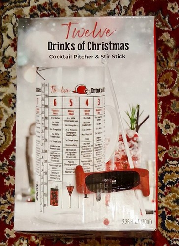 WOW ! FAIRE DES BOISSONS POUR ADULTES ! 12 carafes et recettes en verre BOISSONS DE NOËL - Photo 2/7