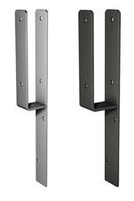 Pfostentr&auml;ger zum Anschrauben an L-Randsteine f&uuml;r Holzpfosten 70x70 oder 90x90mm