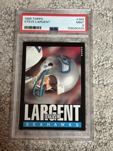 Steve Largent #389 1985 Topps card