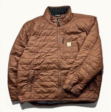 Men s Carhartt Quilted Gilliam Rain Defender Jacket Full Zip 3XL B80