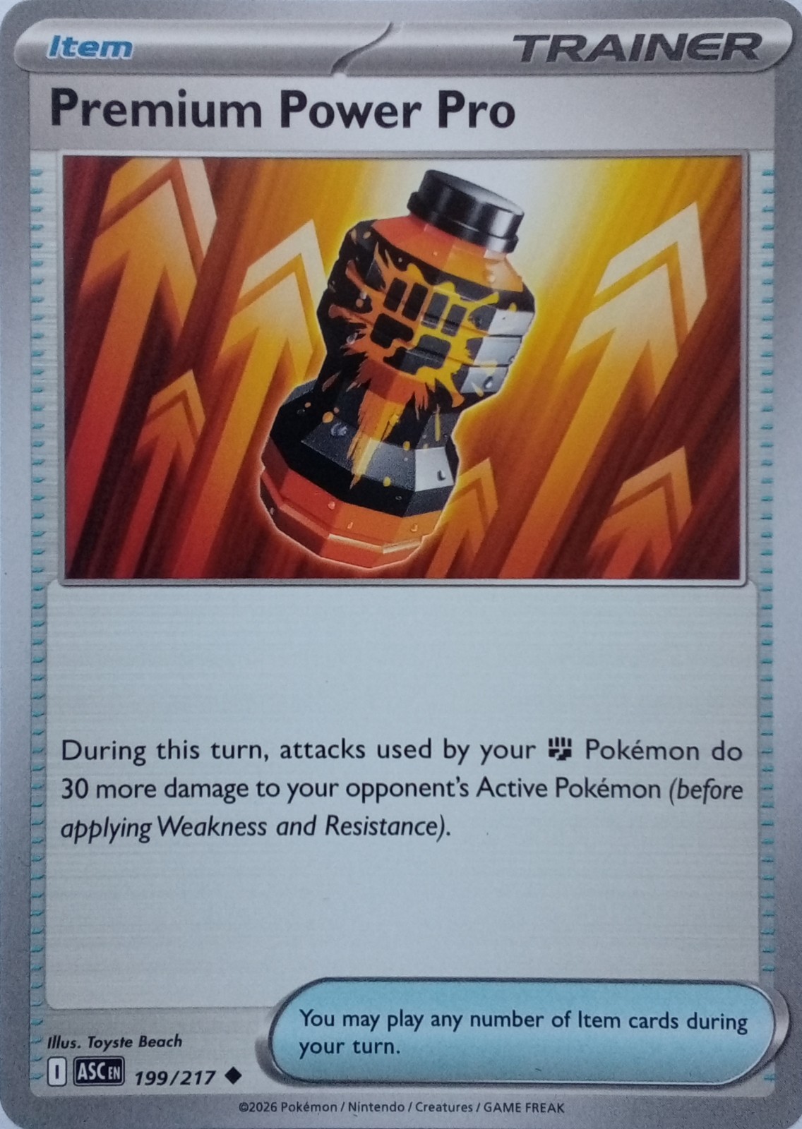 199/217 PREMIUM POWER PRO | UNCOMMON | ASCENDED HEROES POKEMON CARD