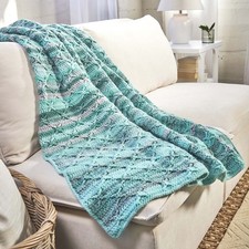 Premier Criss Cross Throw Crochet Kit