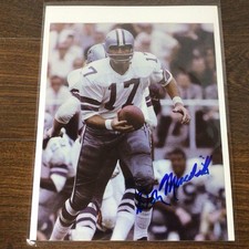 Don Meredith #17 8x10 Hand Signed Autographed Photo NFL Dallas Cowboys