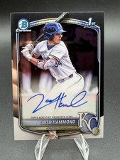 2025 Bowman Draft Chrome Josh Hammond 1st Bowman Auto #CPA-JH Kansas City Royals