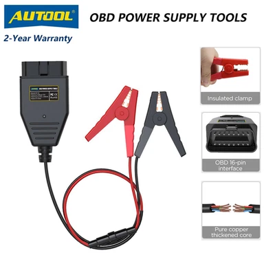 AUTOOL OBD2 ECU Memory Saver Car Battery Replacement Tool ECU Emergency Power Supply UK