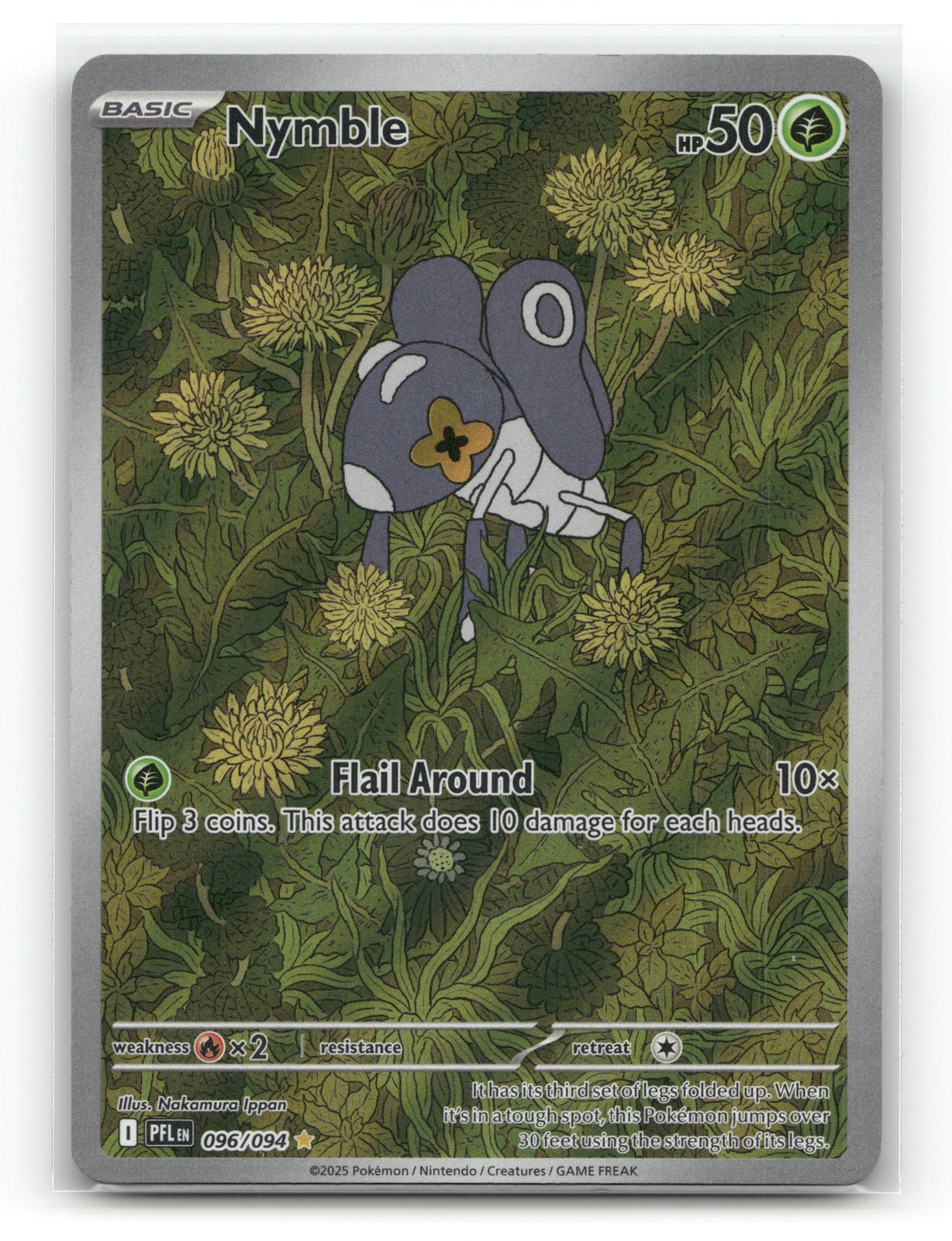 Nymble Holo Illustration Rare ME02: Phantasmal Flames 096/094 NM