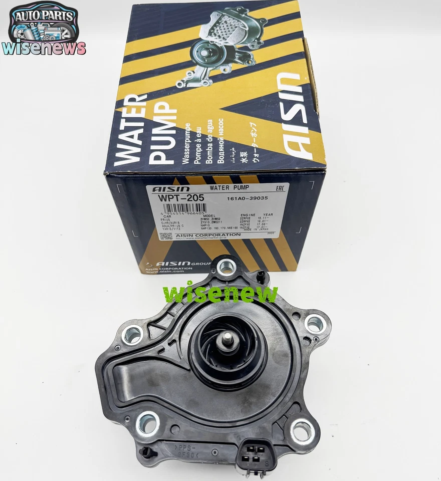 Bomba de agua motor eléctrico con junta para TOYOTA PRIUS COROLLA 161A0-39035 Foto 2 de 4