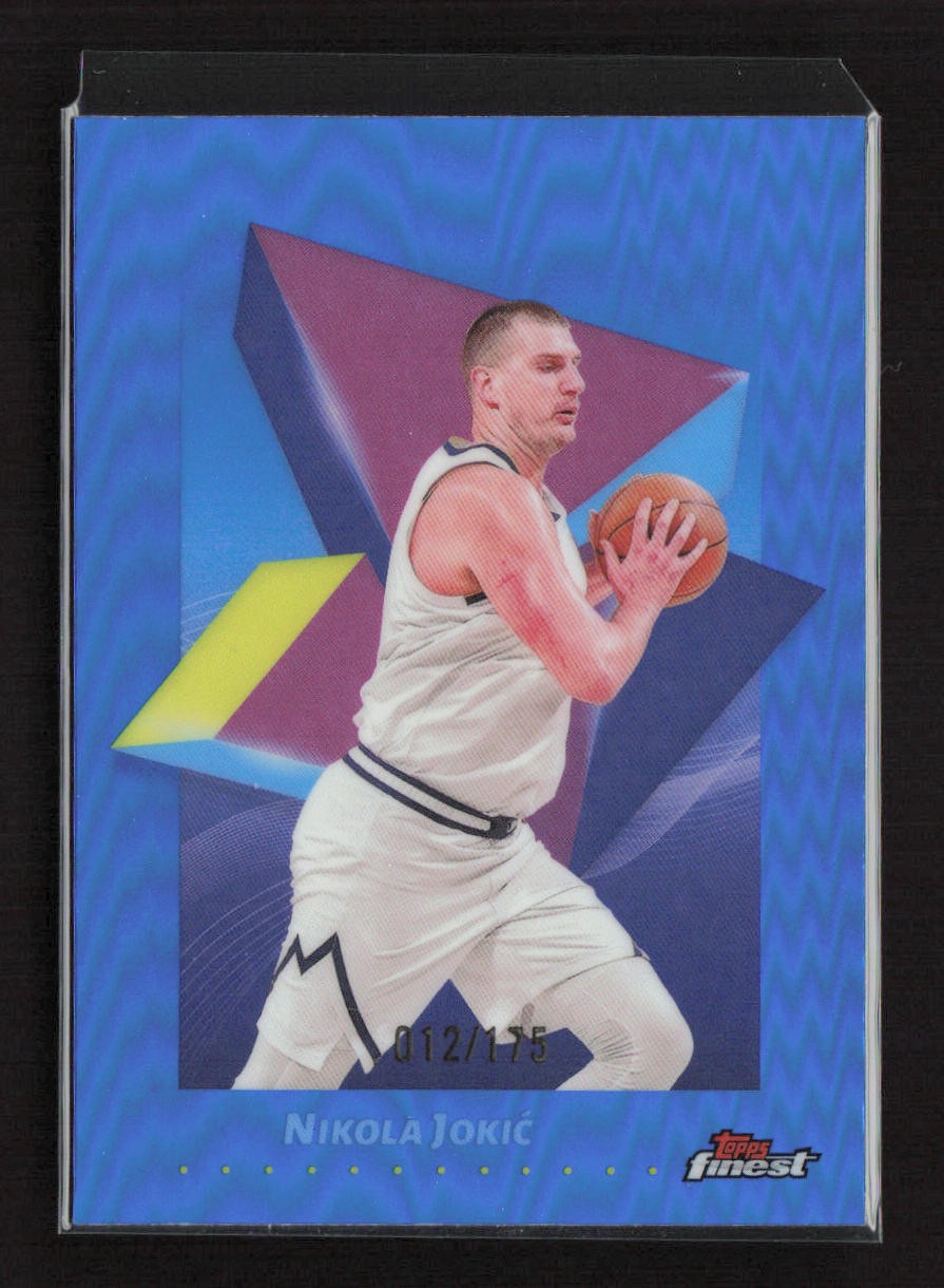 2024-25 Finest #25 Nikola Jokić Blue Refractor #/175