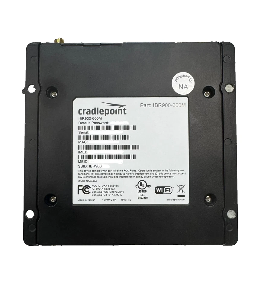 Cradlepoint IBR900-600M Cloud-Managed Router | Power, Antenna, NetCloud Options - Image 2 of 4