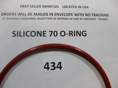 434 Silicone O-ring 5-5/8'' ID x 6-1/8'' OD x 1/4'' thick. Quan 1.