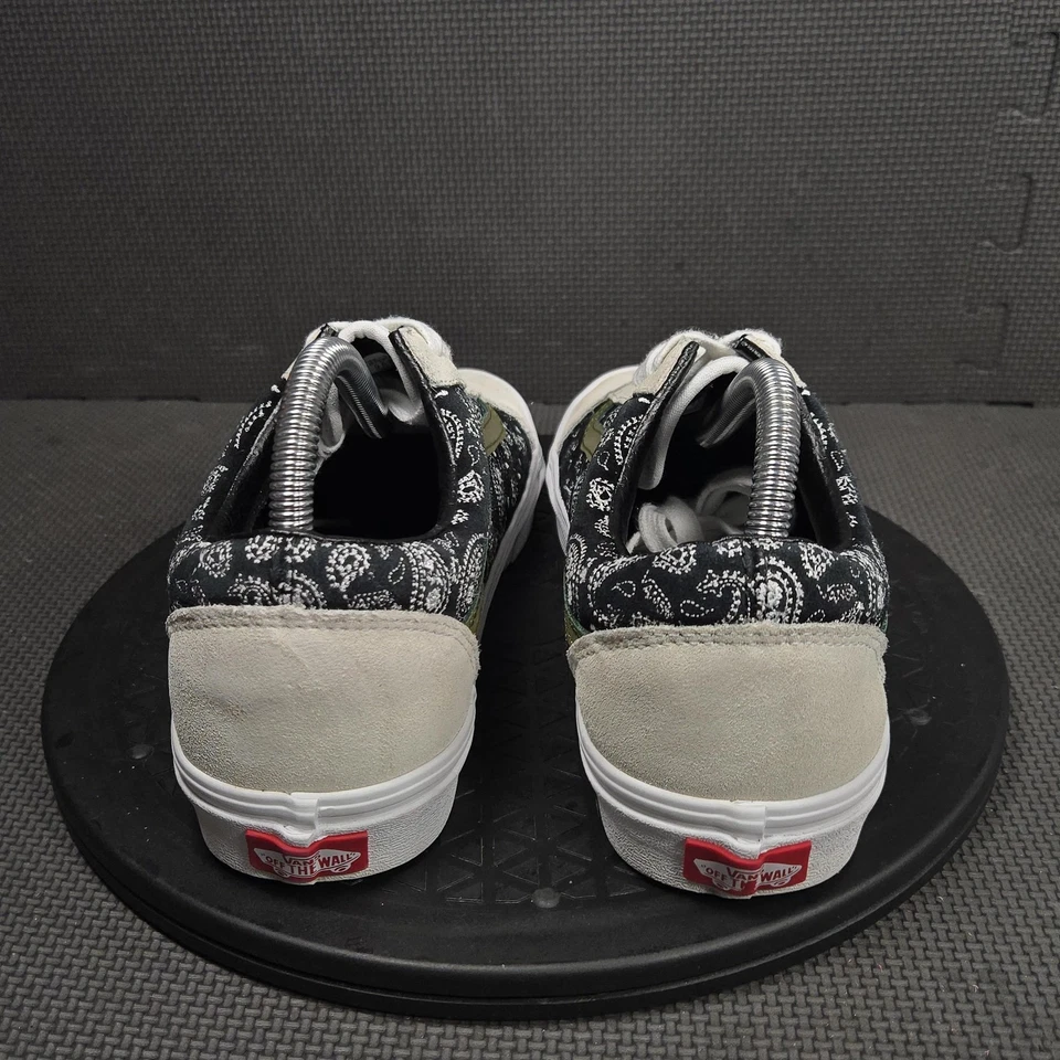 Vans Old Skool Zapatos Mujer Talla 9.5 Paisley Bandana Gamuza Skate Tenis Foto 4 de 4
