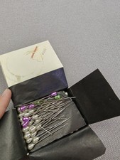 Vintage Pearl Head Hat Pins 2" Made In Japan SSCO 9660-A 1 Gross Millinery...