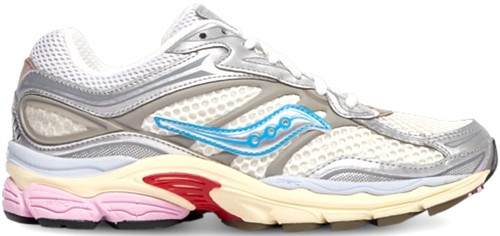Saucony ProGrid Omni 9 White Silver Gold S70739 9 Size 10 Mesh Running Sneaker Saucony Men main image 4